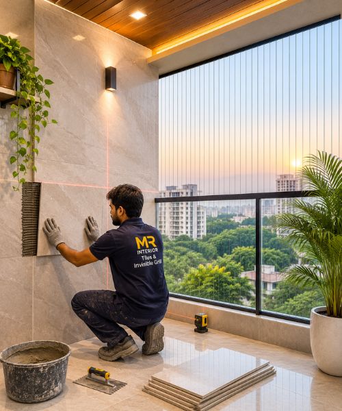 Tiles & Invisible Grill Fitting Virar to Dahanu